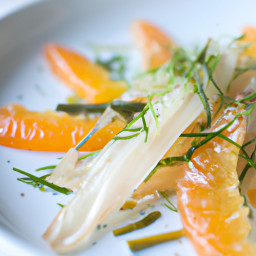 Side Dish: United States – Bright Arugula-Fennel Citrus Salad with Lemon-Caper Vinaigrette recipe