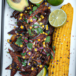 Side Dish: United States – Charred Corn, Avocado and Lime-Chili Salad recipe