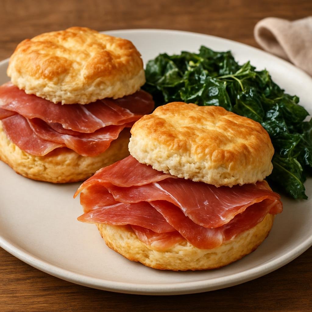 Entree: United States – Virginia (Southern United States) – Virginia Country Ham Biscuits recipe