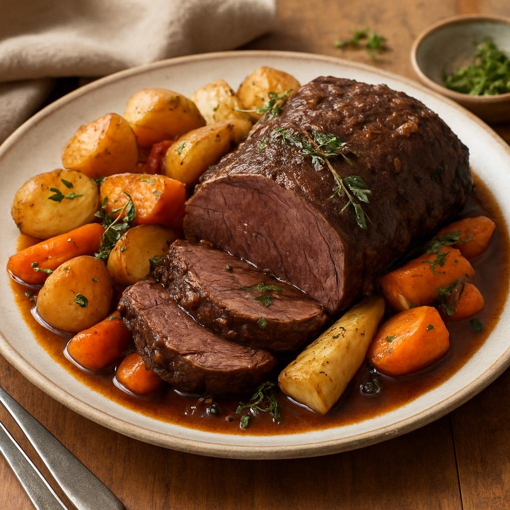 Entree: United States – North Dakota, Great Plains United States – Venison Roast recipe