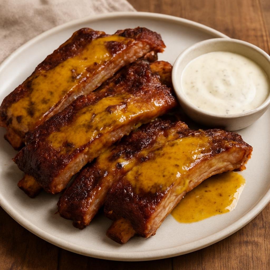 Entree: United States – Southern United States — Alabama – Alabama BBQ Ribs recipe