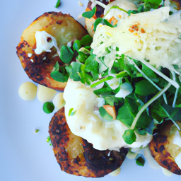 Side Dish: United States – Crispy Smashed Potatoes with Horseradish-Parmesan Crust recipe