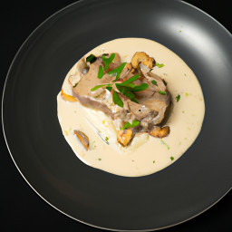 Entrée: United States – Pork Chops with Mushroom Cream Sauce recipe