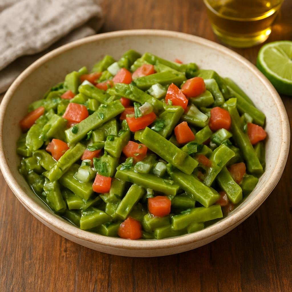 Salad: Mexico – Sonora – Ensalada de Nopalitos (Nopal Cactus Salad) recipe