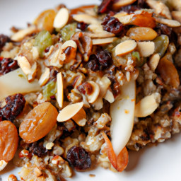 Side Dish: United States – Warm Farro Salad with Celery, Almonds, and Golden Raisins recipe