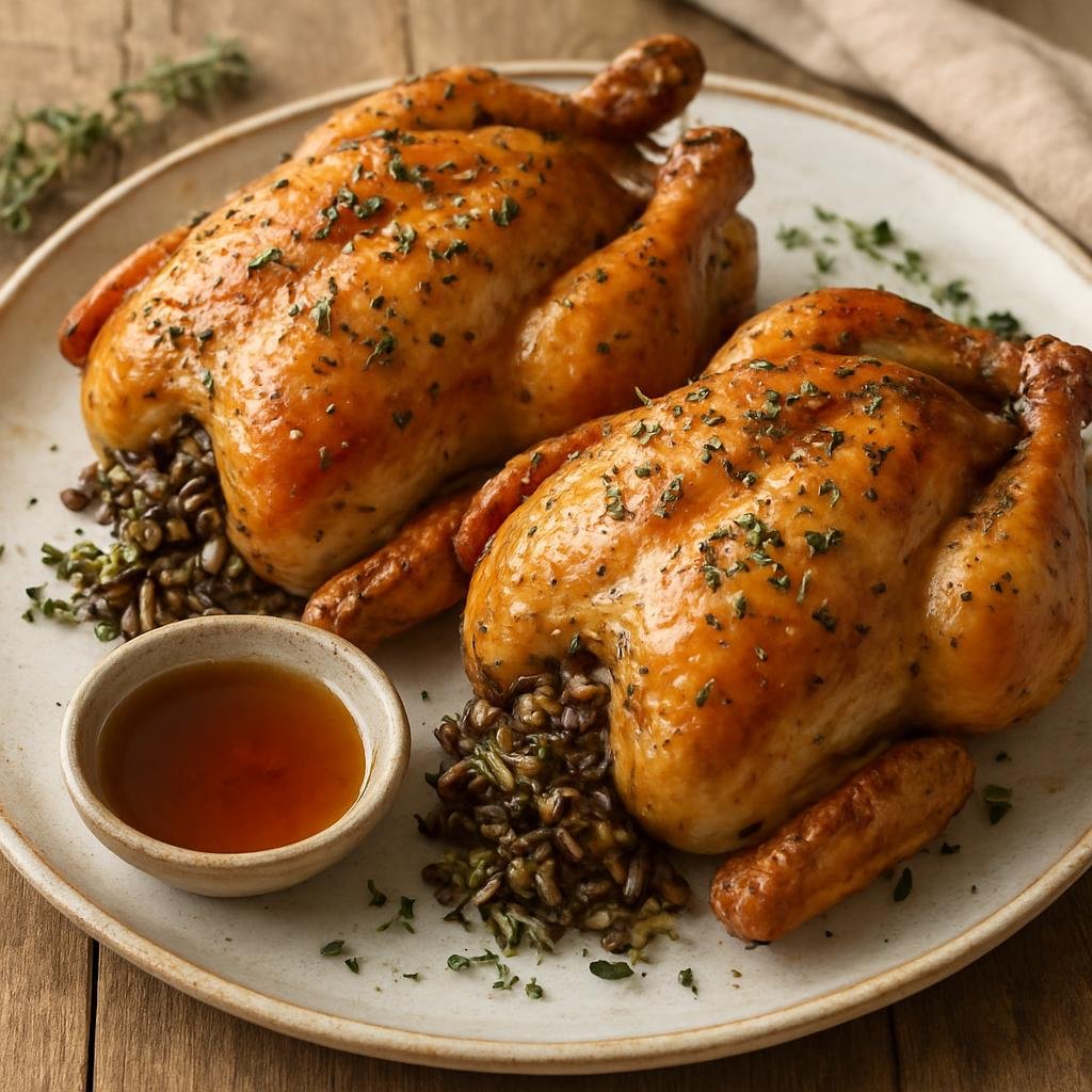 Side Dish: United States – Great Lakes United States (Michigan) – Upper Peninsula Cornish Hens recipe