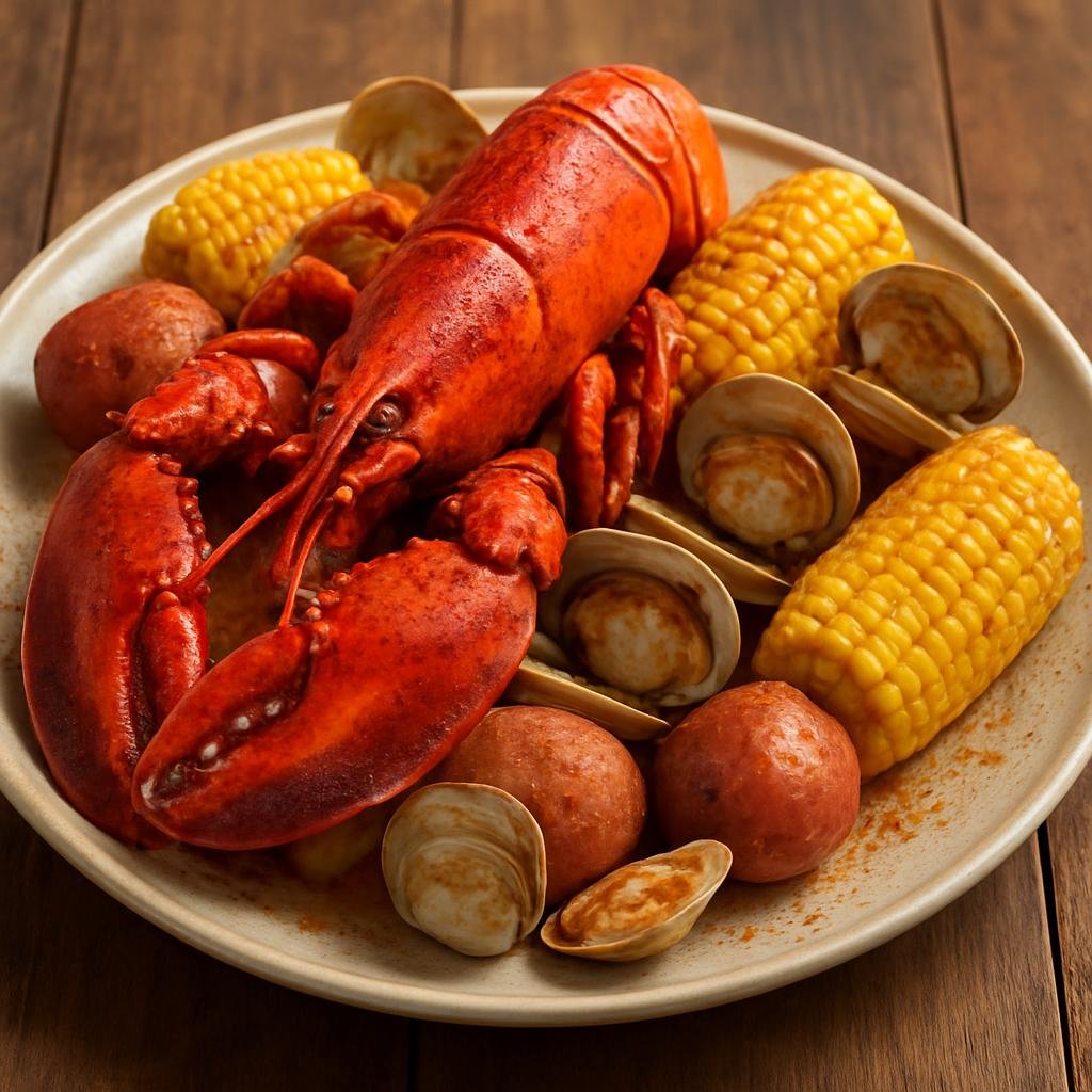 Entree: United States – New Jersey (Mid-Atlantic United States) – Jersey Shore Clam Bake recipe