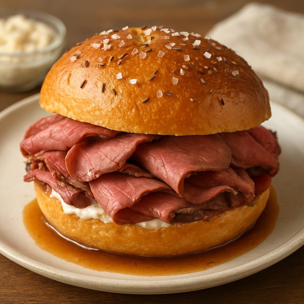 Entree: United States – Mid-Atlantic United States (New York) – Beef on Weck recipe