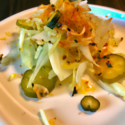 Side Dish: United States – Southwest Citrus-Cumin Cabbage Slaw with Pickled Jalapeños recipe