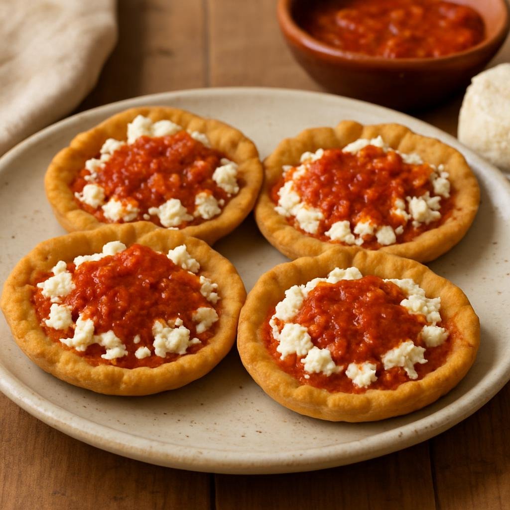 Appetizer: Mexico – Guerrero, Pacific Coast Mexico – Picaditas (Pinched Masa Cakes) recipe