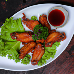 Entrée: Thailand – ปีกไก่ทอดสไตล์ไทย ▶ Peek Kai Tod Satai Thai (Thai Fried Chicken Wings) recipe