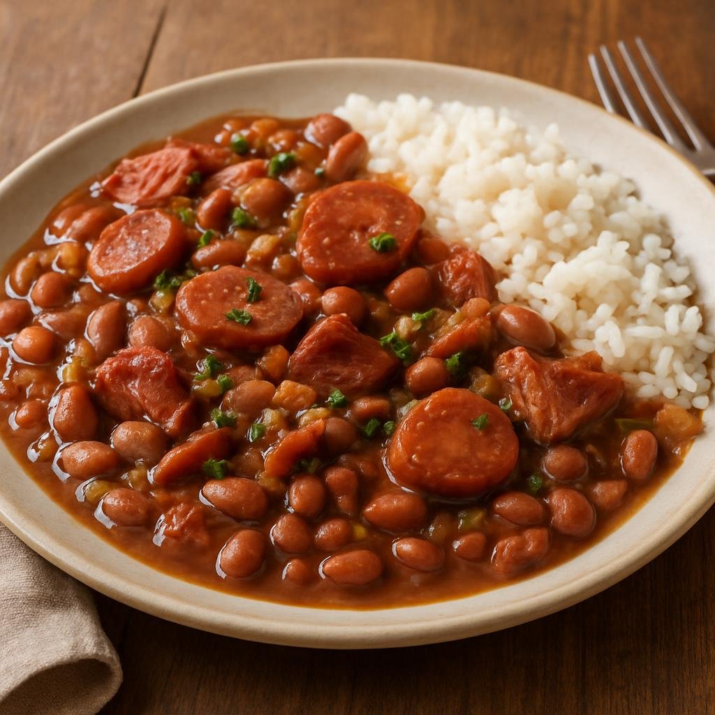 Entree: United States – Mississippi – Red Beans and Rice recipe