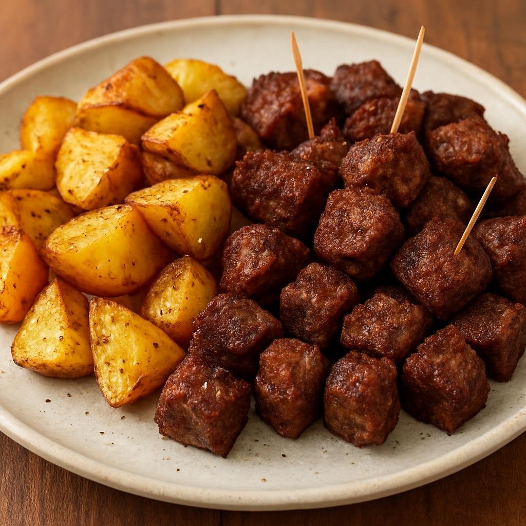 Entree: United States – Iowa – Iowa Chislic recipe