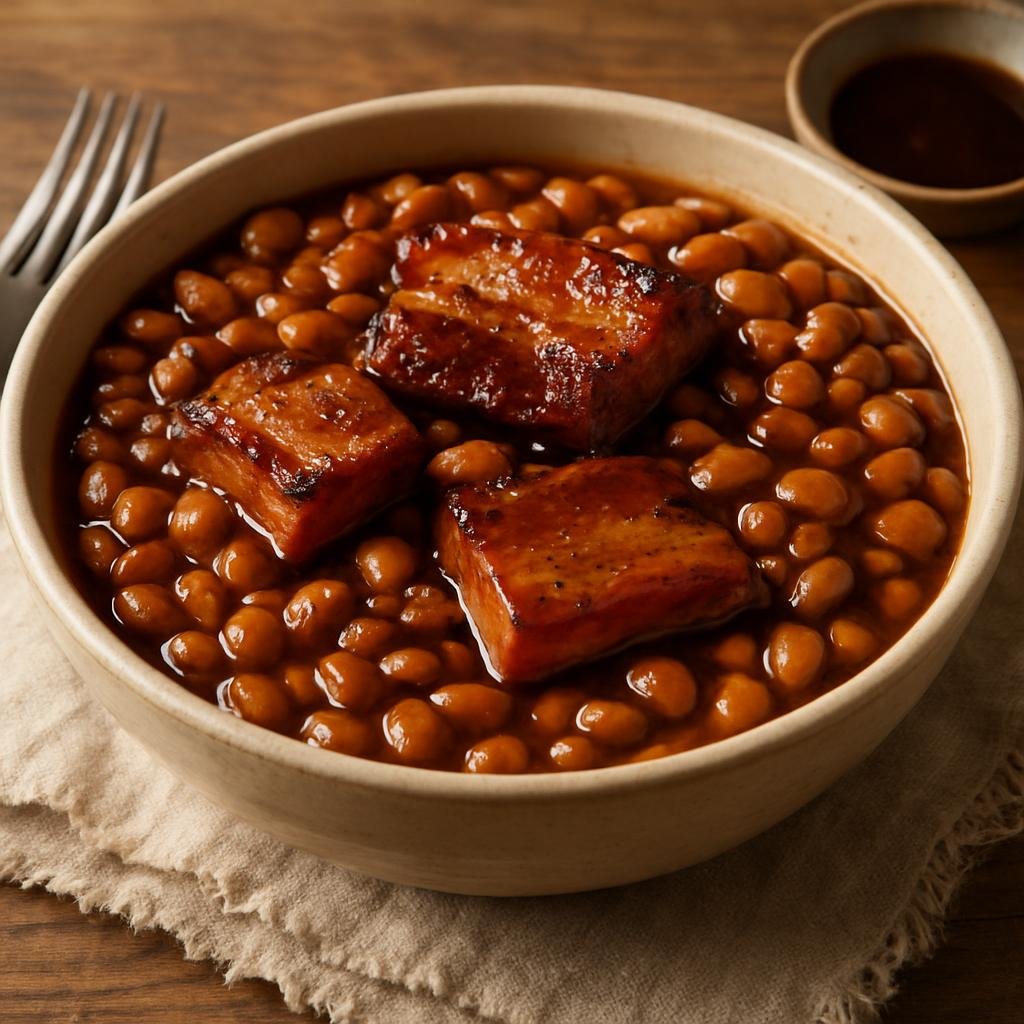 Entree: United States – Maine – Maine Bean Hole Beans recipe
