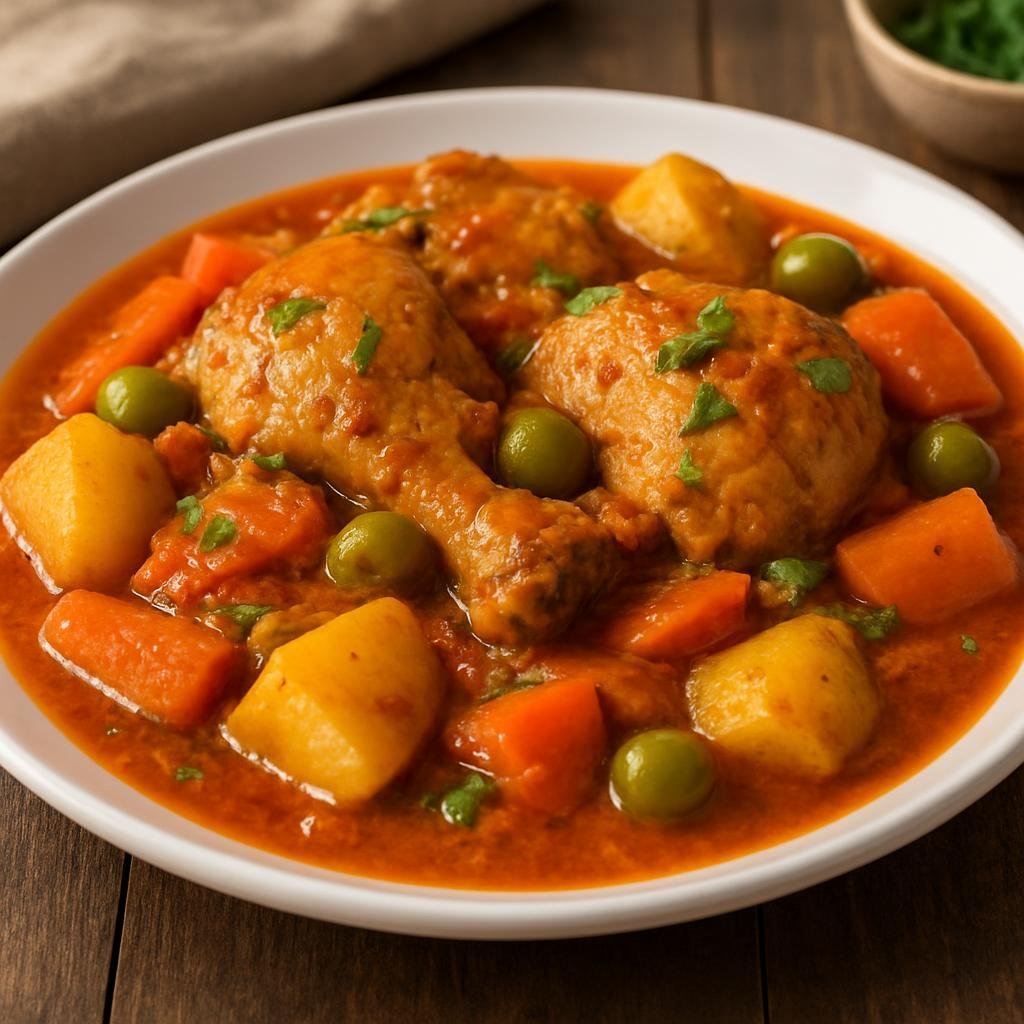 Entree: United States – Puerto Rico – Pollo Guisado (Stewed Chicken) recipe