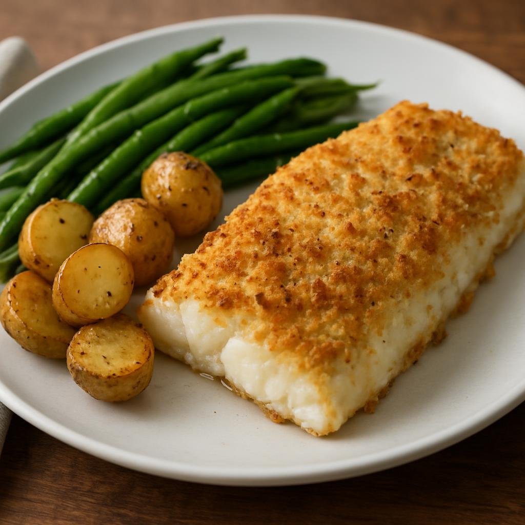 Entree: United States – Maine – Maine Baked Haddock recipe