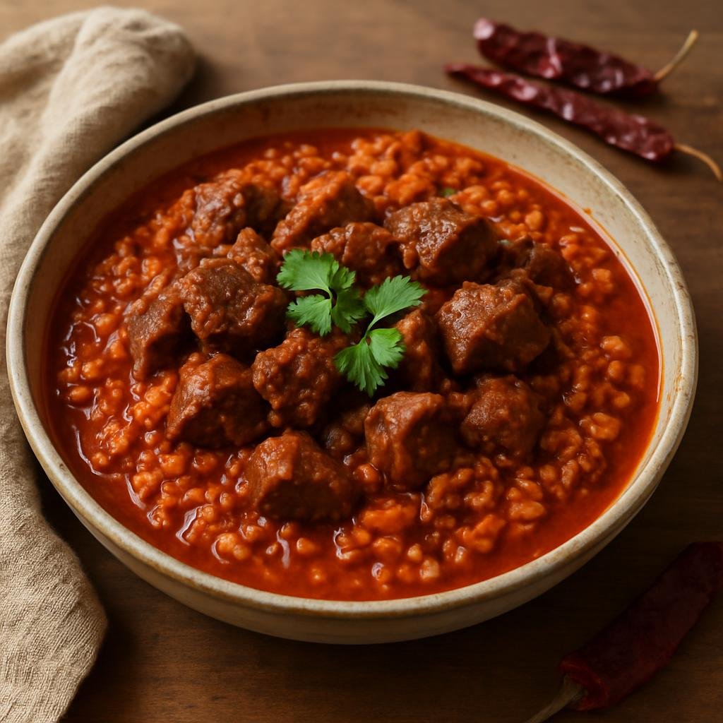 Entree: Mexico – Chiapas – Chanfaina (Lamb or Goat Rice Stew) recipe