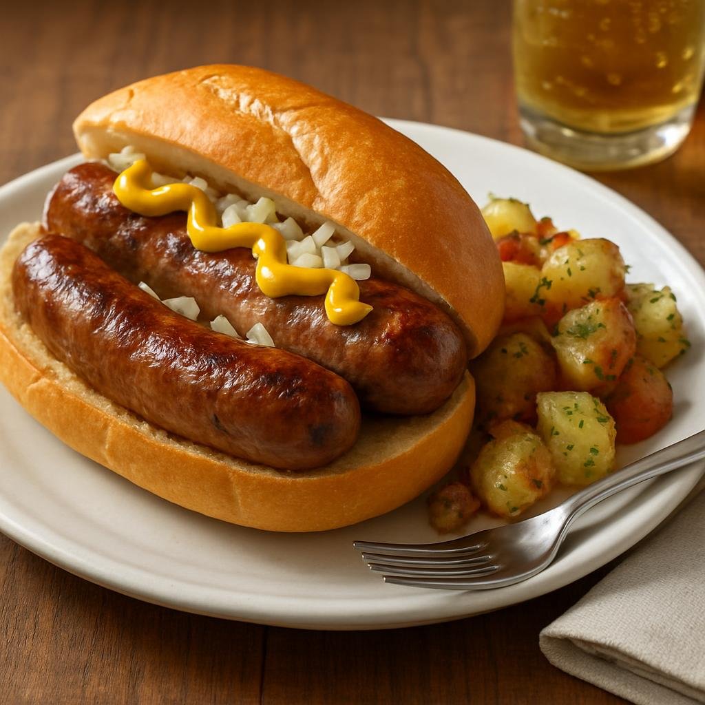 Entree: United States – Wisconsin (Upper Midwest) – Sheboygan Double Brat recipe