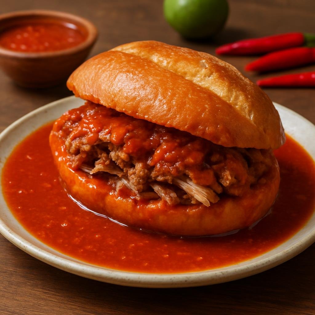 Entree: Mexico – Jalisco – Torta Ahogada recipe
