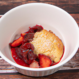 Dessert: United States – Easy Strawberry Cobbler recipe