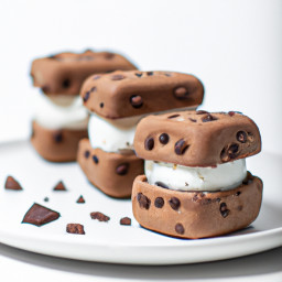 Dessert: United States – Chocolate Chip Ice Cream Sandwiches recipe