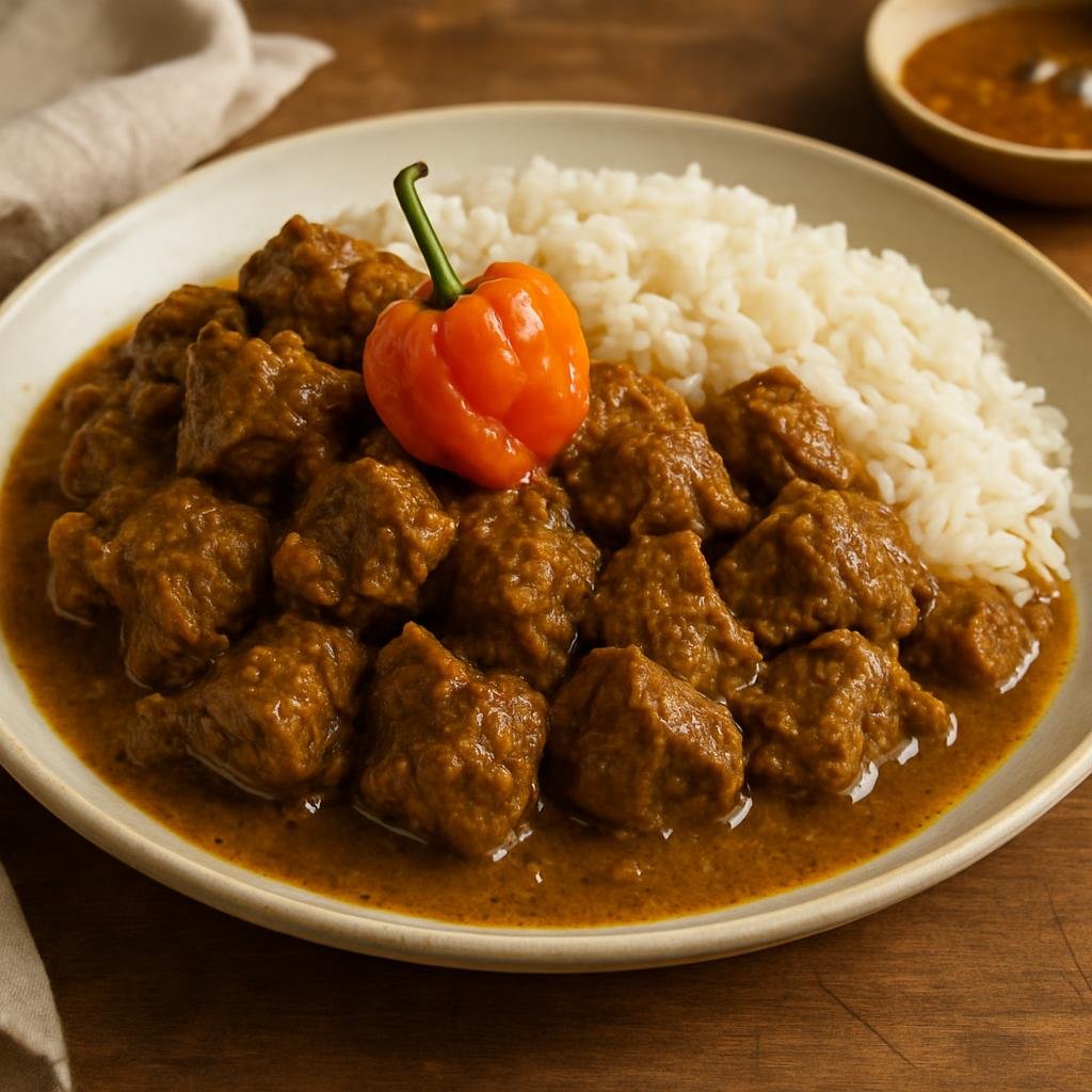 Entree: United States – U.S. Virgin Islands (Caribbean United States Territories) – Curried Goat recipe