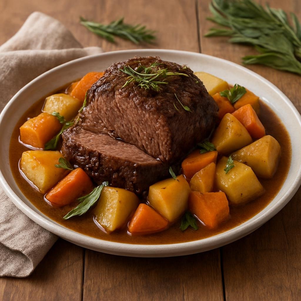 Entree: United States – South Dakota, Great Plains United States – Venison Roast recipe