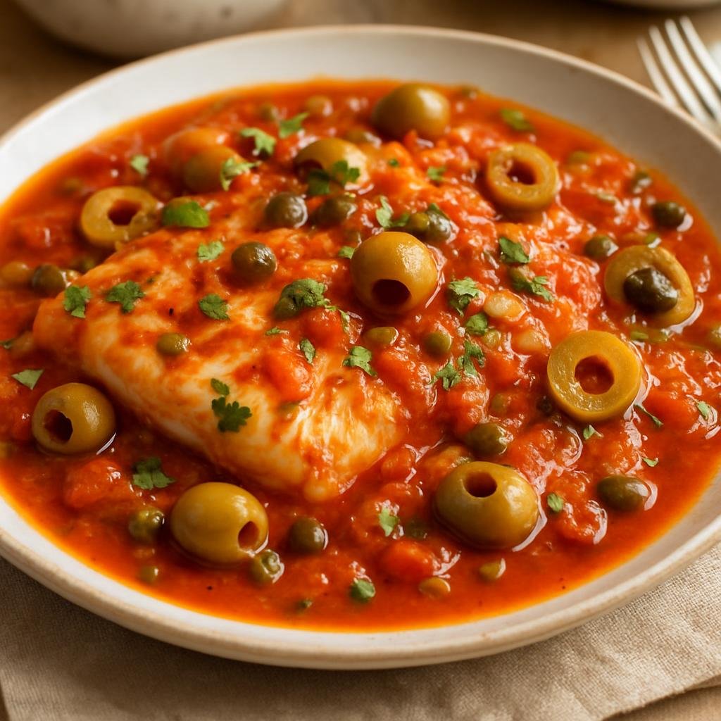 Entree: Mexico – Gulf Coast Mexico (Veracruz) – Pescado a la Veracruzana recipe