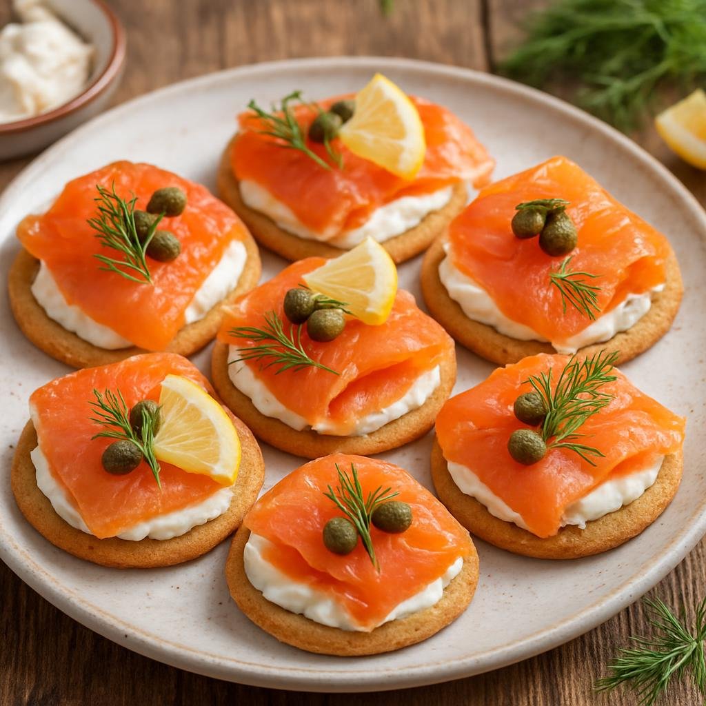 Appetizer: Canada – Nova Scotia, Atlantic Canada – Nova Scotia Smoked Salmon Bites recipe
