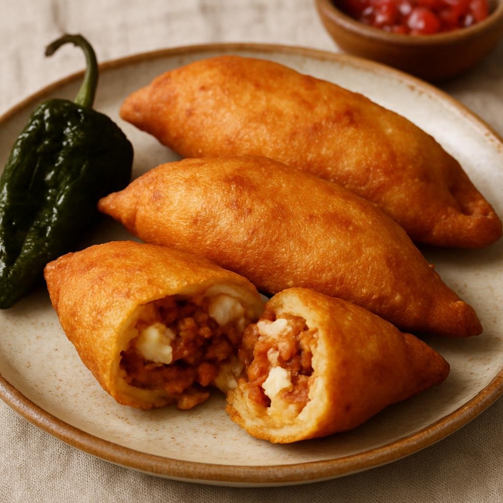 Appetizer: Mexico – Puebla, Central Mexico – Molotes Poblanos (Puebla-style Fried Masa Pockets) recipe