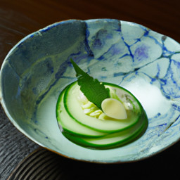 Side Dish: Japan – 柚子胡椒きゅうりと大根の酢の物 ▶ Yuzu-Kosho Kyuuri to Daikon No Sunomono (Cucumber and Daikon Vinegared Salad with Yuzu Pepper Paste) recipe