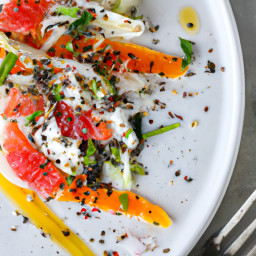 Salad: United States – Citrus-Fennel Crunch Salad with Horseradish Sherry Vinaigrette recipe