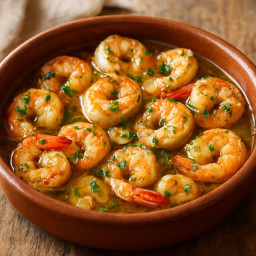 Appetizer: Spain – Andalusia – Gambas al Ajillo (Garlic shrimp) recipe