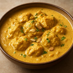 Entree: India – Mughal cuisine – चिकन कोरमा ➤ Chicken Korma (Creamy spiced chicken stew braised in yogurt, cream, and ground nuts) recipe
