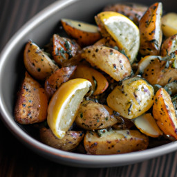 Roasted Fingerling Potatoes with Lemon and Capers recipe