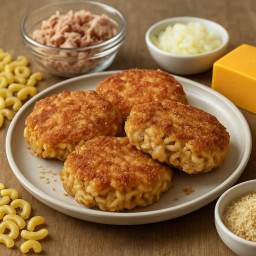 Entree: United States – Tuna Macaroni Patties recipe