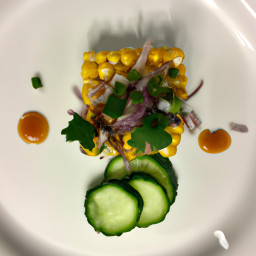 Side Dish: United States – Chesapeake Cucumber and Corn Salad with Lemon Old Bay Dressing recipe