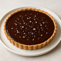 Dessert: France – Tarte au Chocolat (Dark Chocolate Tart)