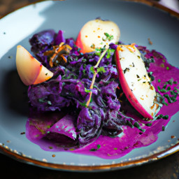 Side Dish: United States – Cider-Braised Red Cabbage recipe