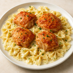 Entree: United States – Chicken Alfredo recipe