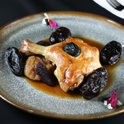 Entrée: France – Lapin Aux Pruneaux (Rabbit with Prunes) recipe
