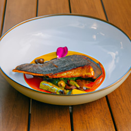 Entrée: United States – Bluegill in Butter, Lemon, and Parsley Sauce recipe