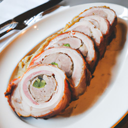 Entrée: Italy – Porchetta (Italian Rolled Roast Pork) recipe