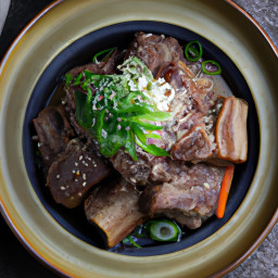 Entrée: South Korea – 갈비 ▶ Galbi (Grilled Short Ribs) recipe