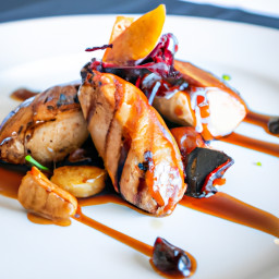 Entrée: United States – Grilled Chicken with Berry Balsamic Reduction recipe
