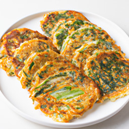 Appetizer: Korea – 파전 ▶ Pajeon (Savory Scallion Pancake) recipe