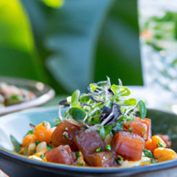 Appetizer: United States – Kālua Puaʻa (Ahi Poke) recipe
