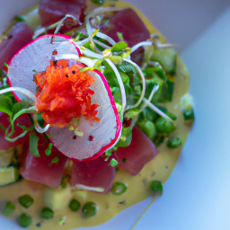 Appetizer: United States – pōke ▶ Poke (Marinated Raw Fish Salad) recipe