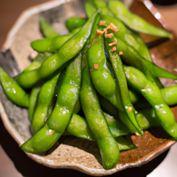 Appetizer: Japan – 枝豆 ▶ Edamame (Salted Young Soybeans in the Pod) recipe
