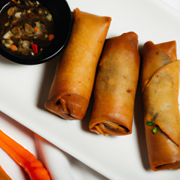Appetizer: Philippines – Lumpia Shanghai (Crispy Pork Spring Rolls) recipe